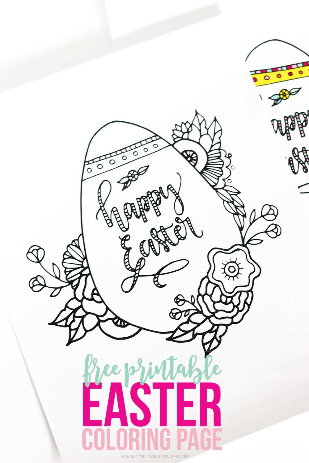 coloring pages printable easter