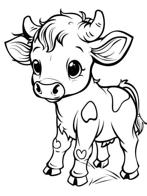 cow coloring pages free printable cow coloring pages free printable