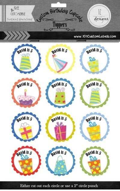 custom cake topper printable custom cake topper printable