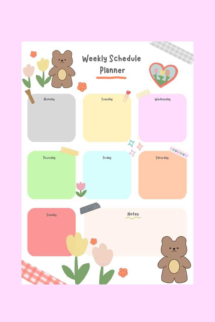 cute planner printables cute planner printables
