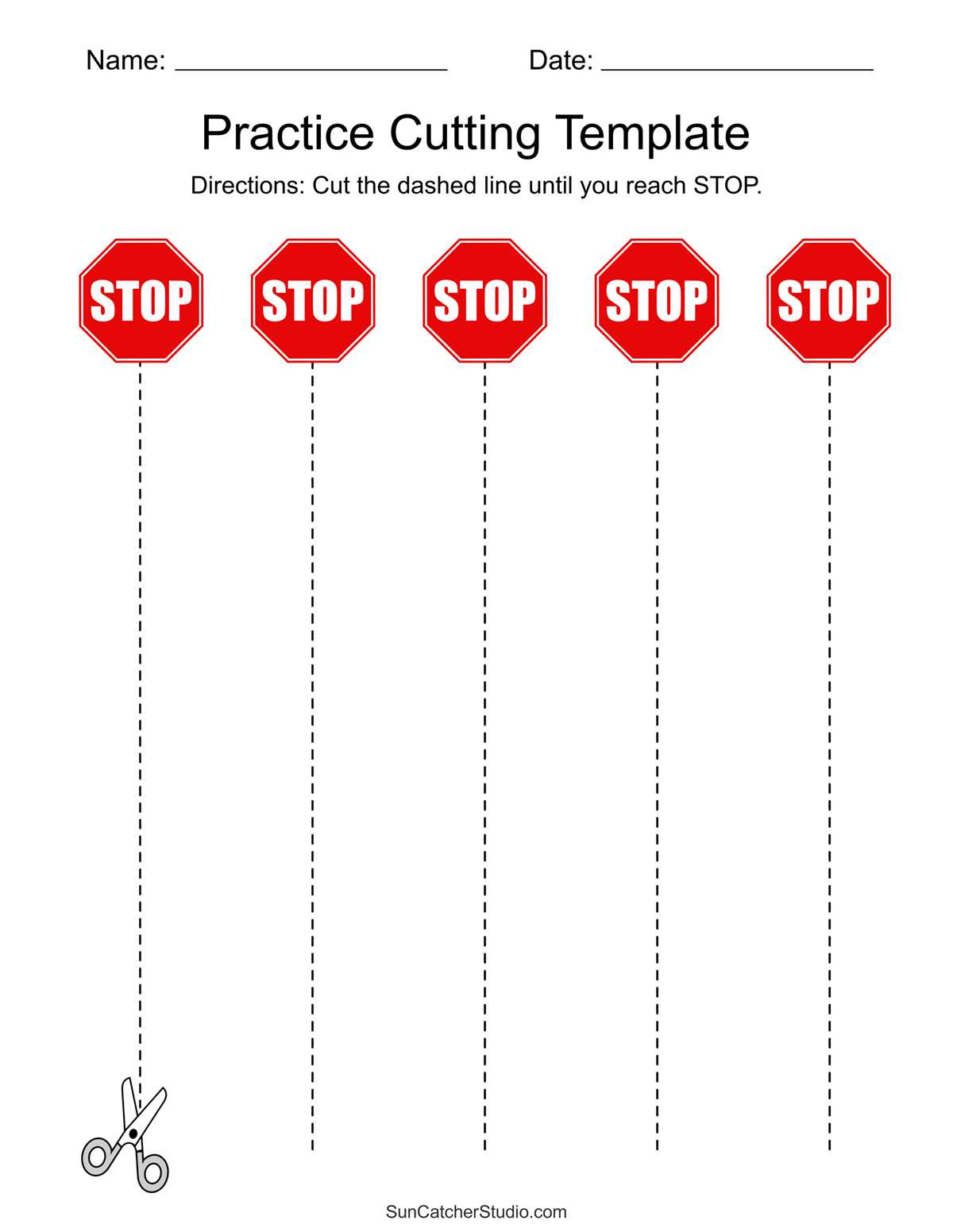 cutting practice printable cutting practice printable