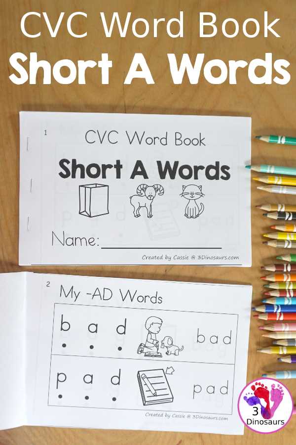 cvc books printable cvc books printable