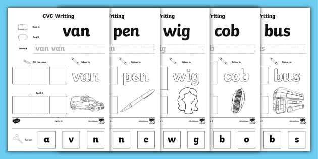 cvc word printables cvc word printables