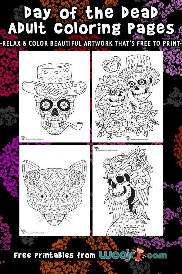 day of the dead printables