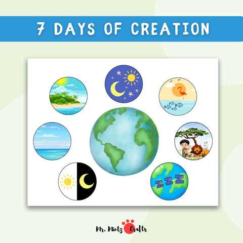 days of creation printable