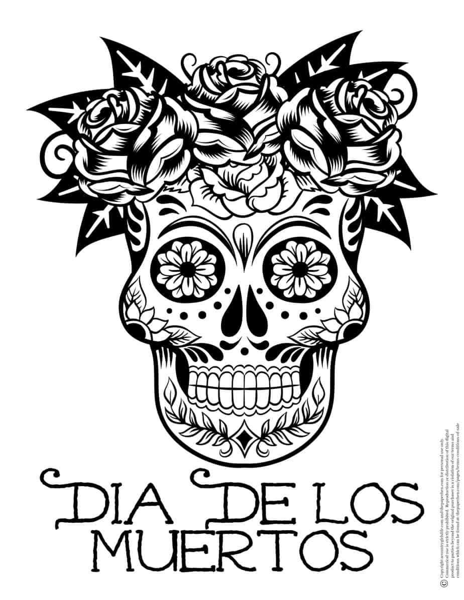 dia de los muertos printables dia de los muertos printables