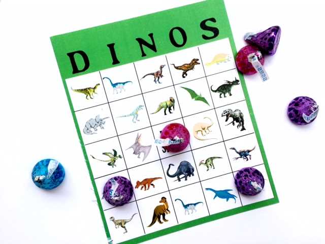 dinosaur bingo game printable dinosaur bingo game printable