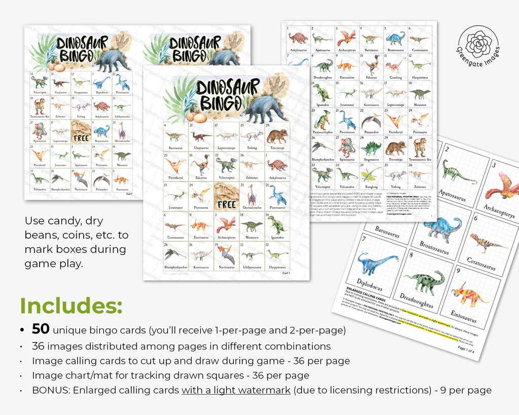 dinosaur bingo printable dinosaur bingo printable