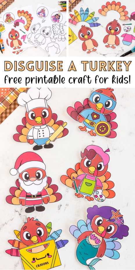 disguise a turkey printable template disguise a turkey printable template