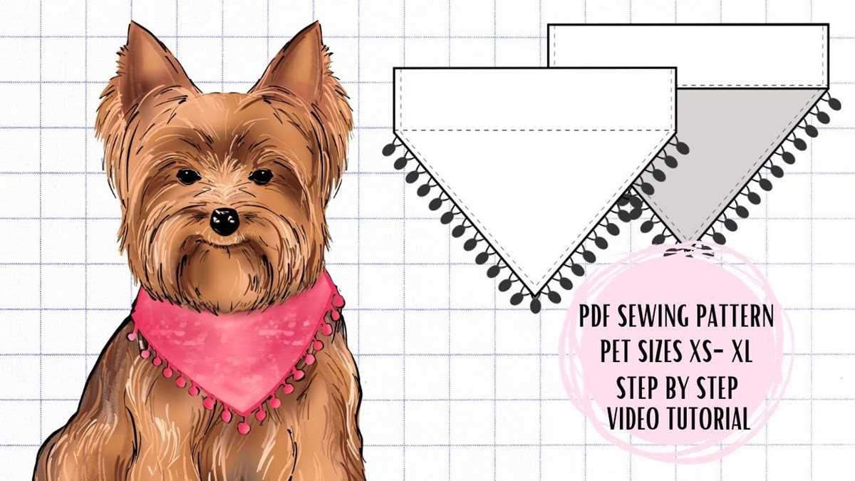 dog bandana pattern free printable