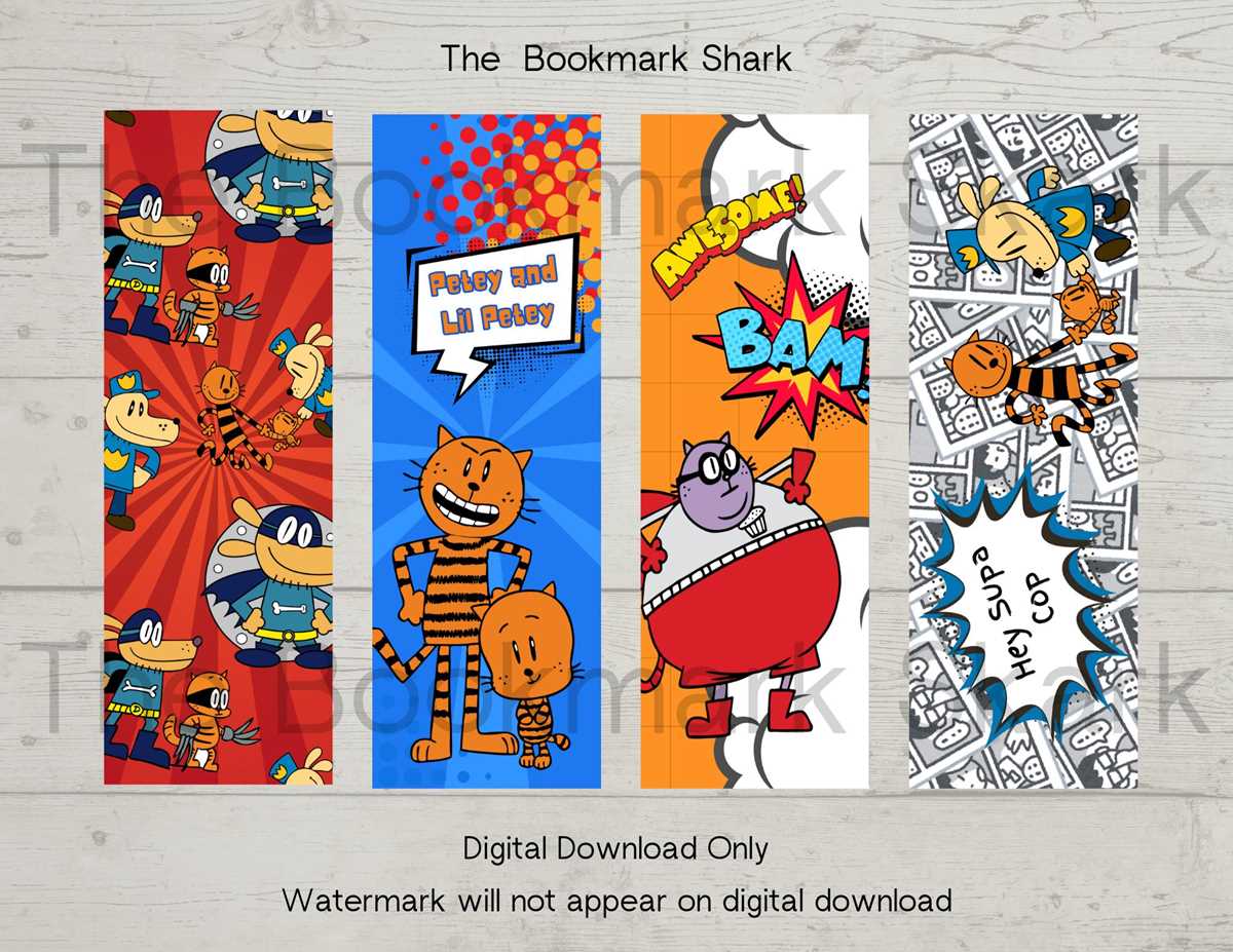 dog man bookmark printable dog man bookmark printable
