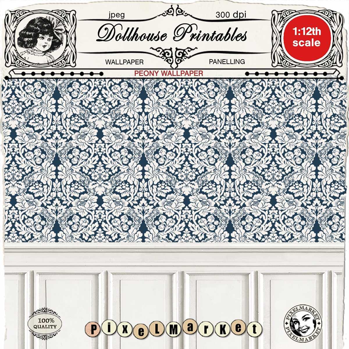 dollhouse wallpaper printables free dollhouse wallpaper printables free
