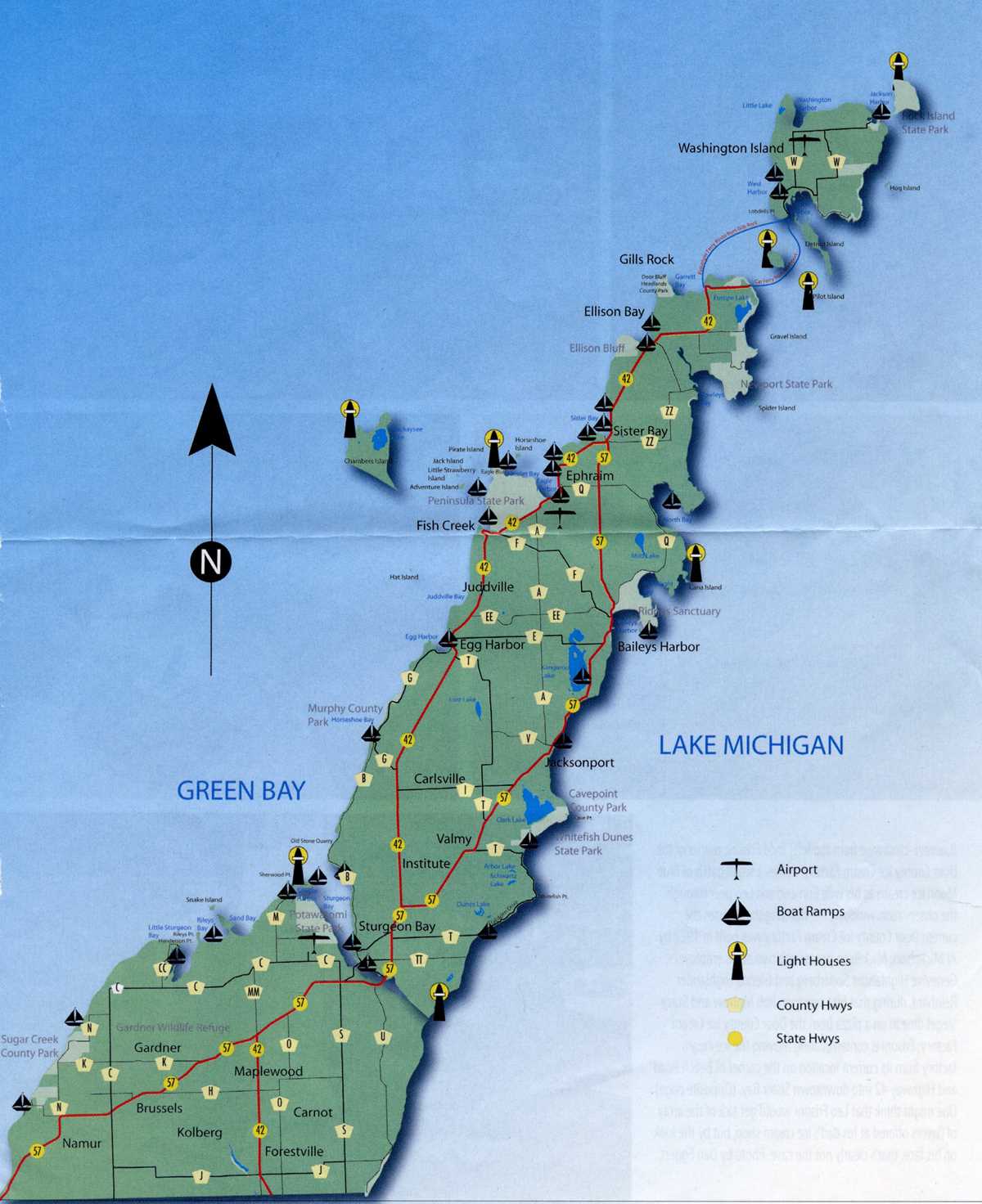 door county map printable door county map printable