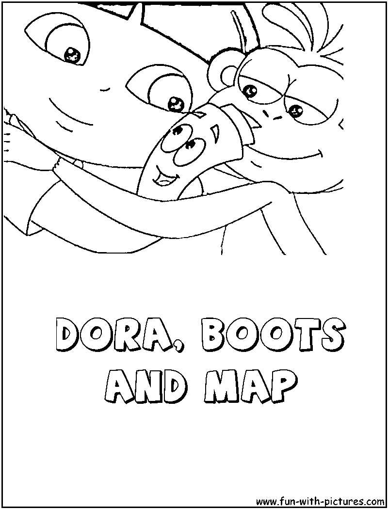 dora printables coloring dora printables coloring
