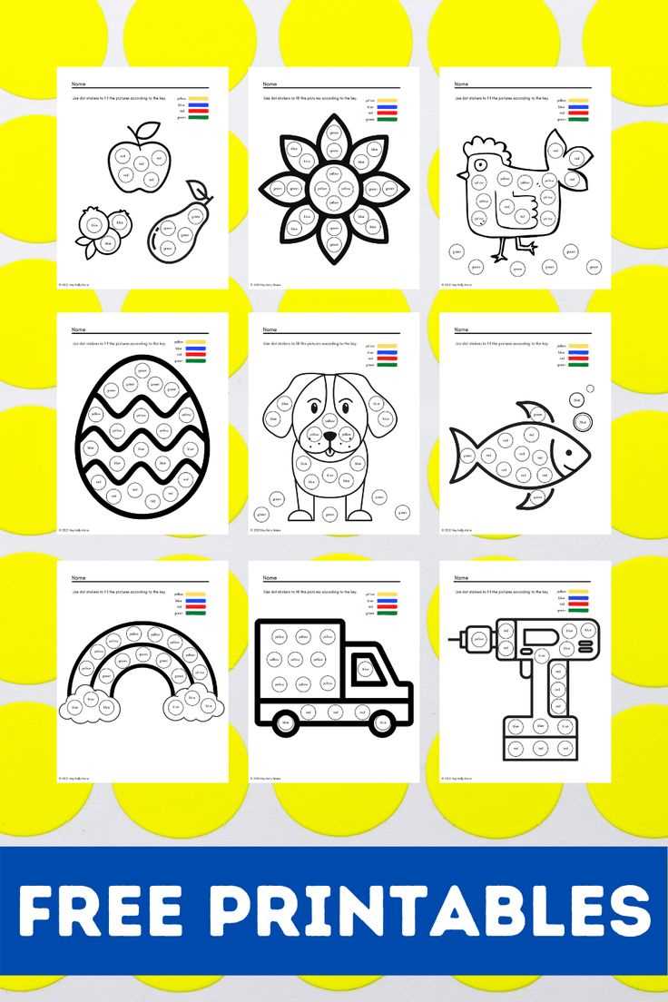 dot sticker printables dot sticker printables