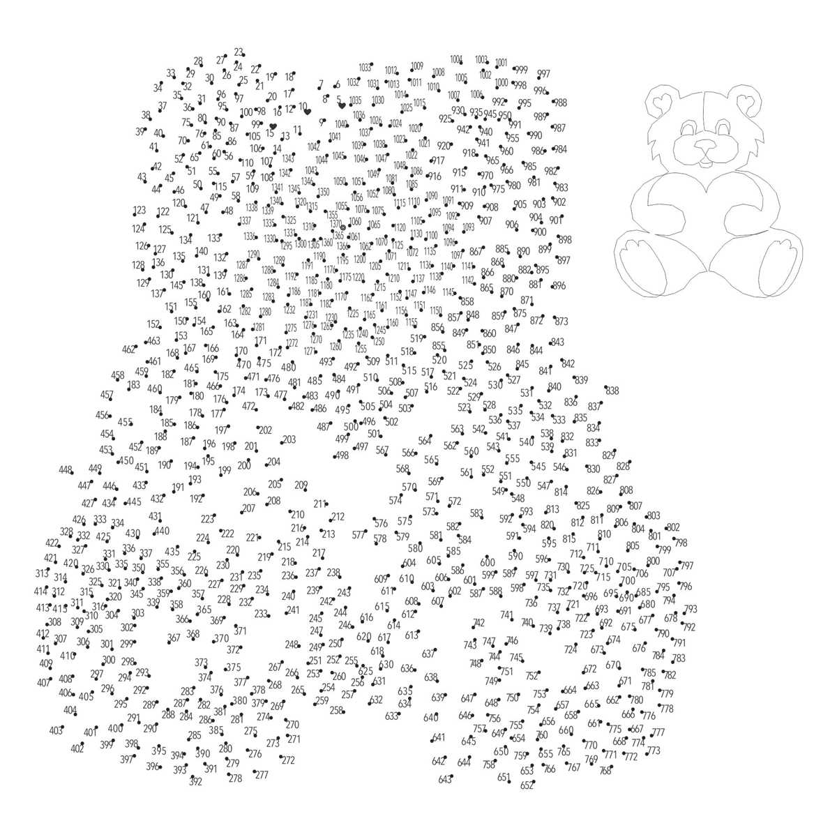 dot to dot hard printable