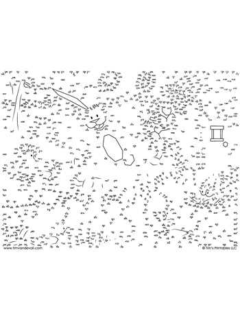 dot to dot printables hard