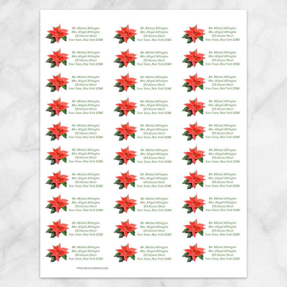 downloadable free printable christmas address labels downloadable free printable christmas address labels