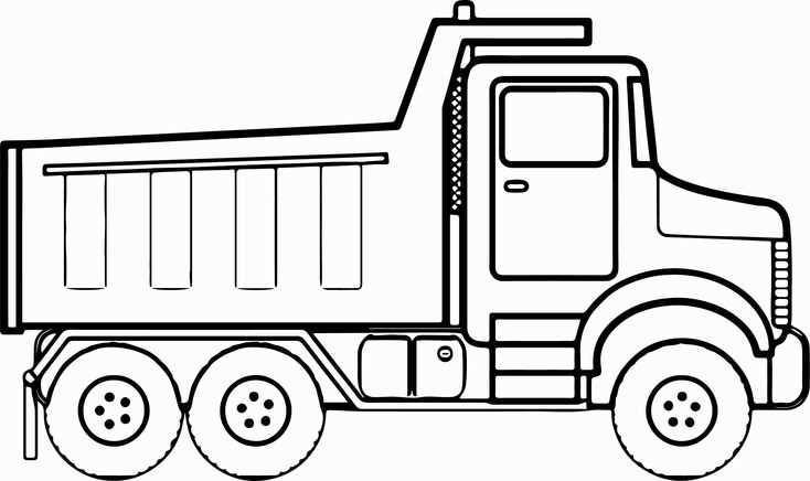 dump truck printable coloring pages dump truck printable coloring pages