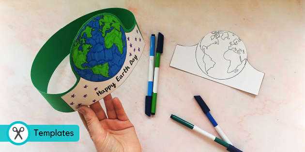 earth day headband printable earth day headband printable