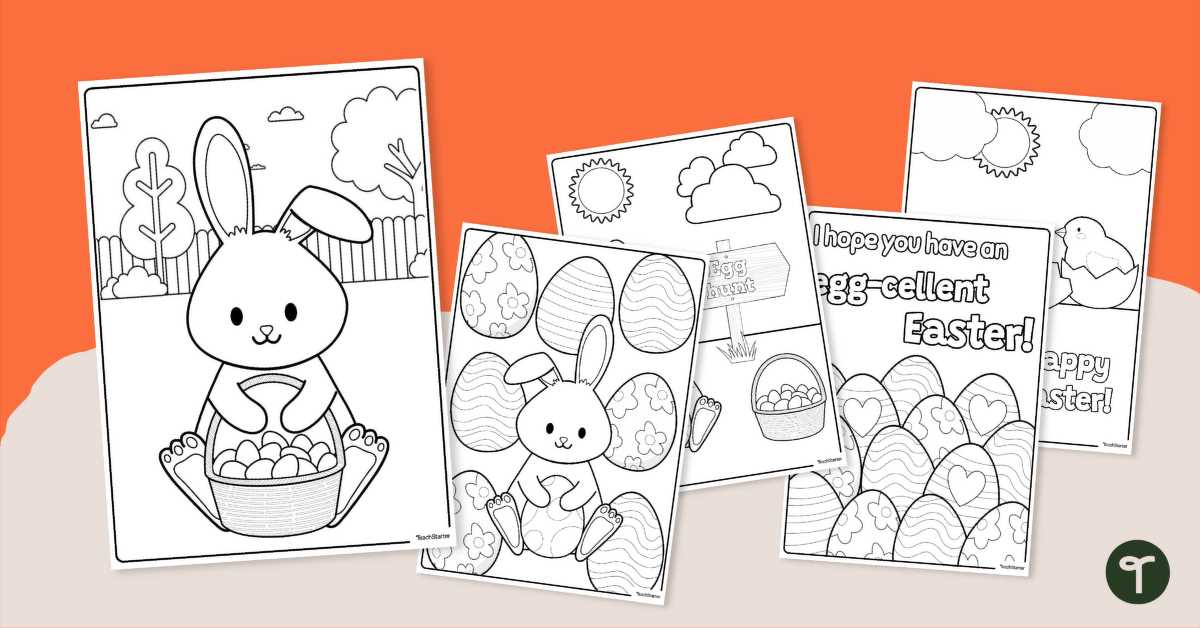 easter bunny coloring pages printable