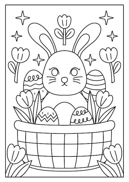 easter coloring pages printable free