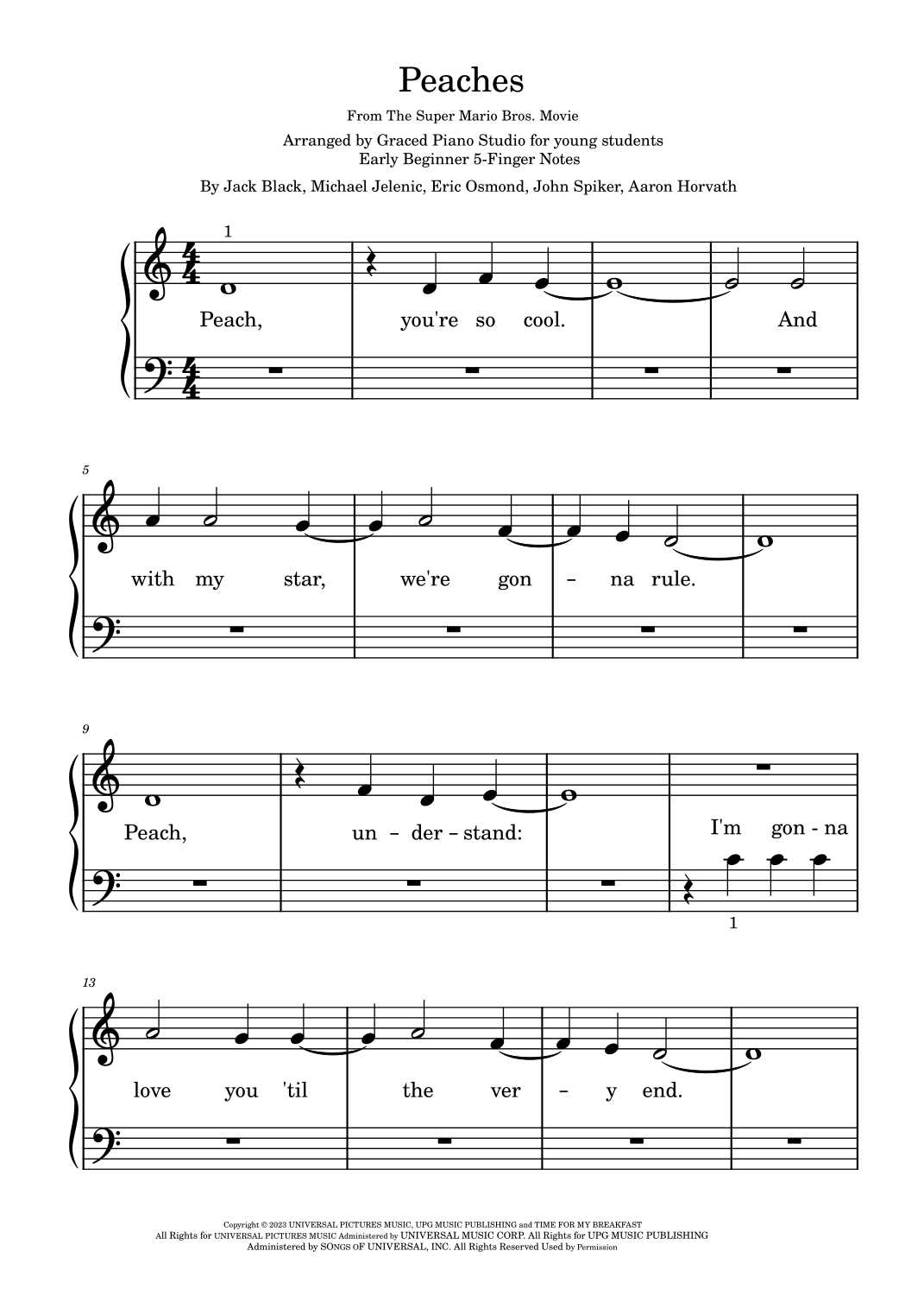 easy piano sheet music free printable easy piano sheet music free printable