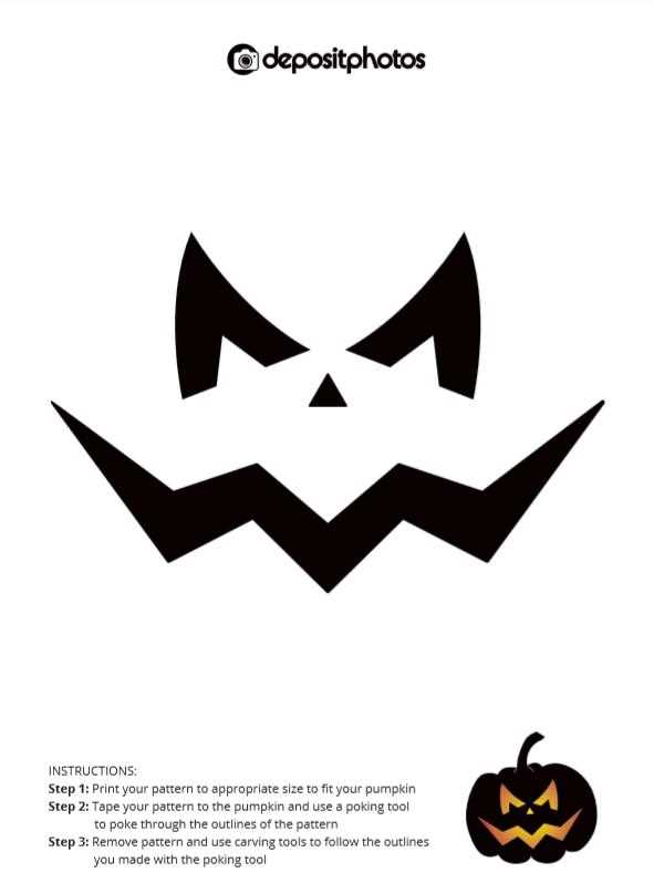 easy printable pumpkin carving patterns
