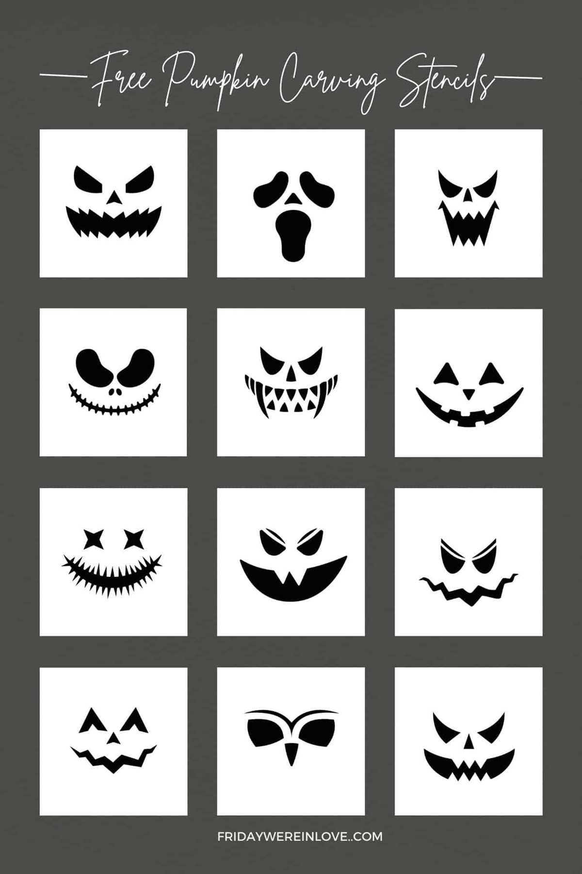 easy pumpkin carving templates printable