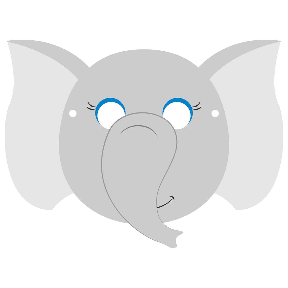 elephant mask printable elephant mask printable