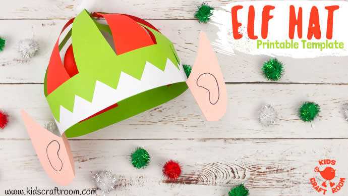 elf hat template printable elf hat template printable