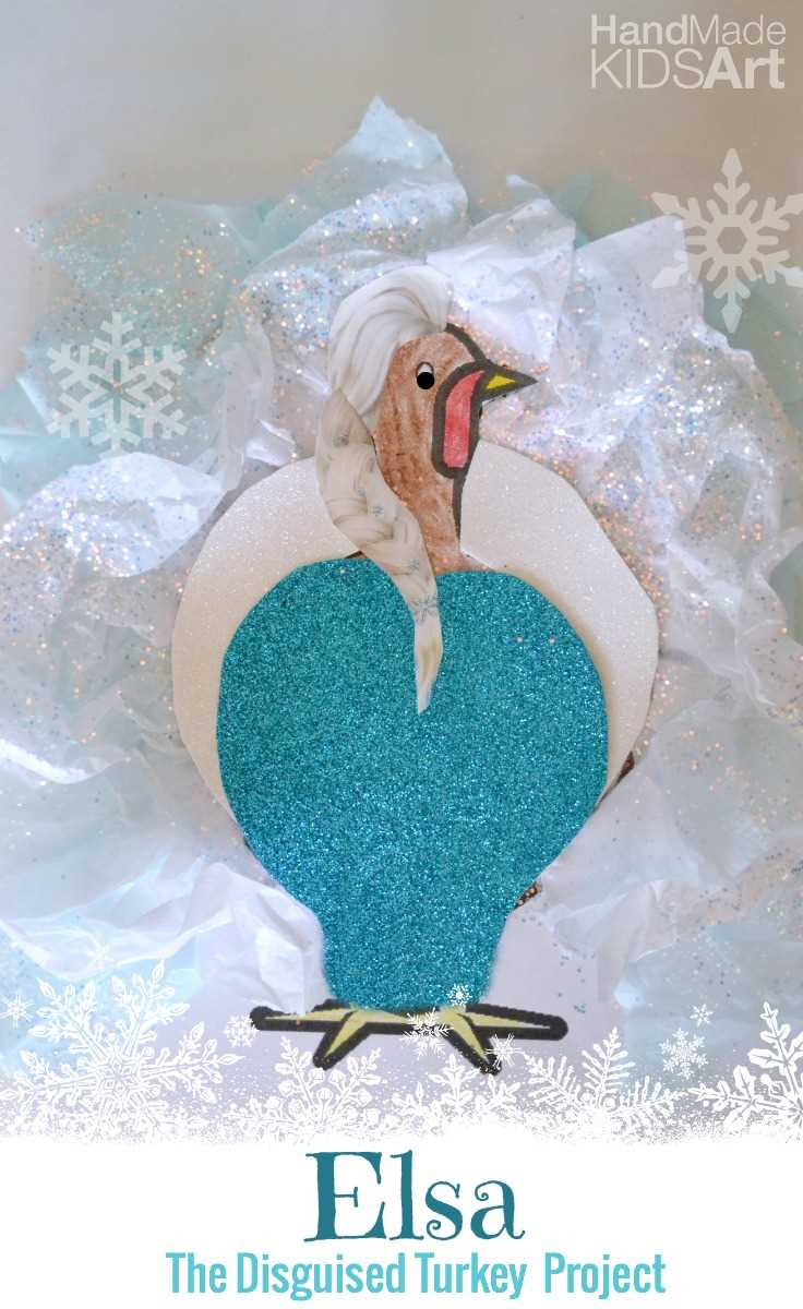 elsa turkey disguise printable elsa turkey disguise printable