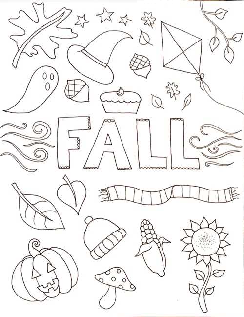 fall pictures to color free printable fall pictures to color free printable