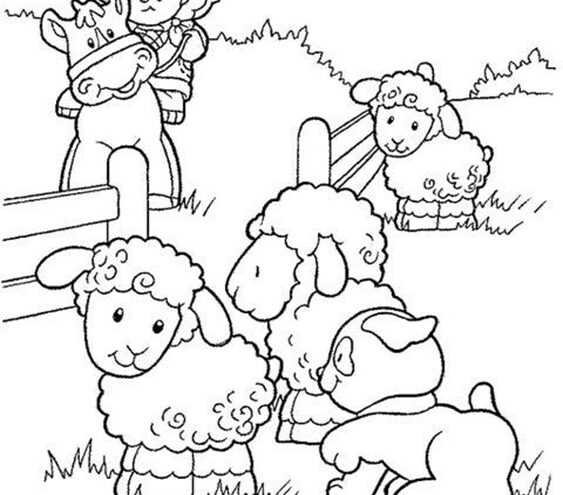 farm animals colouring pages printable
