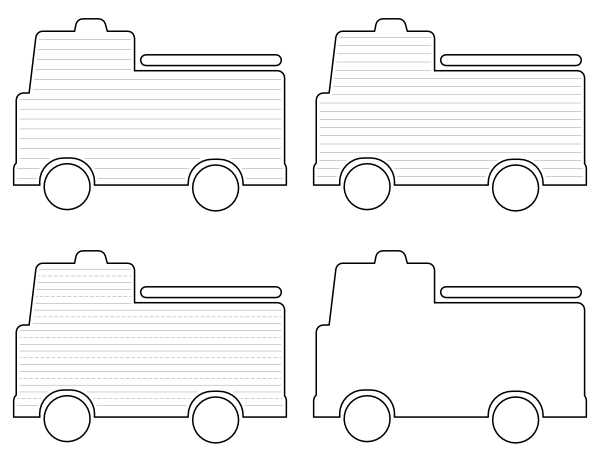 fire truck template printable fire truck template printable
