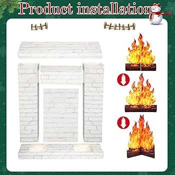 fireplace printable template fireplace printable template