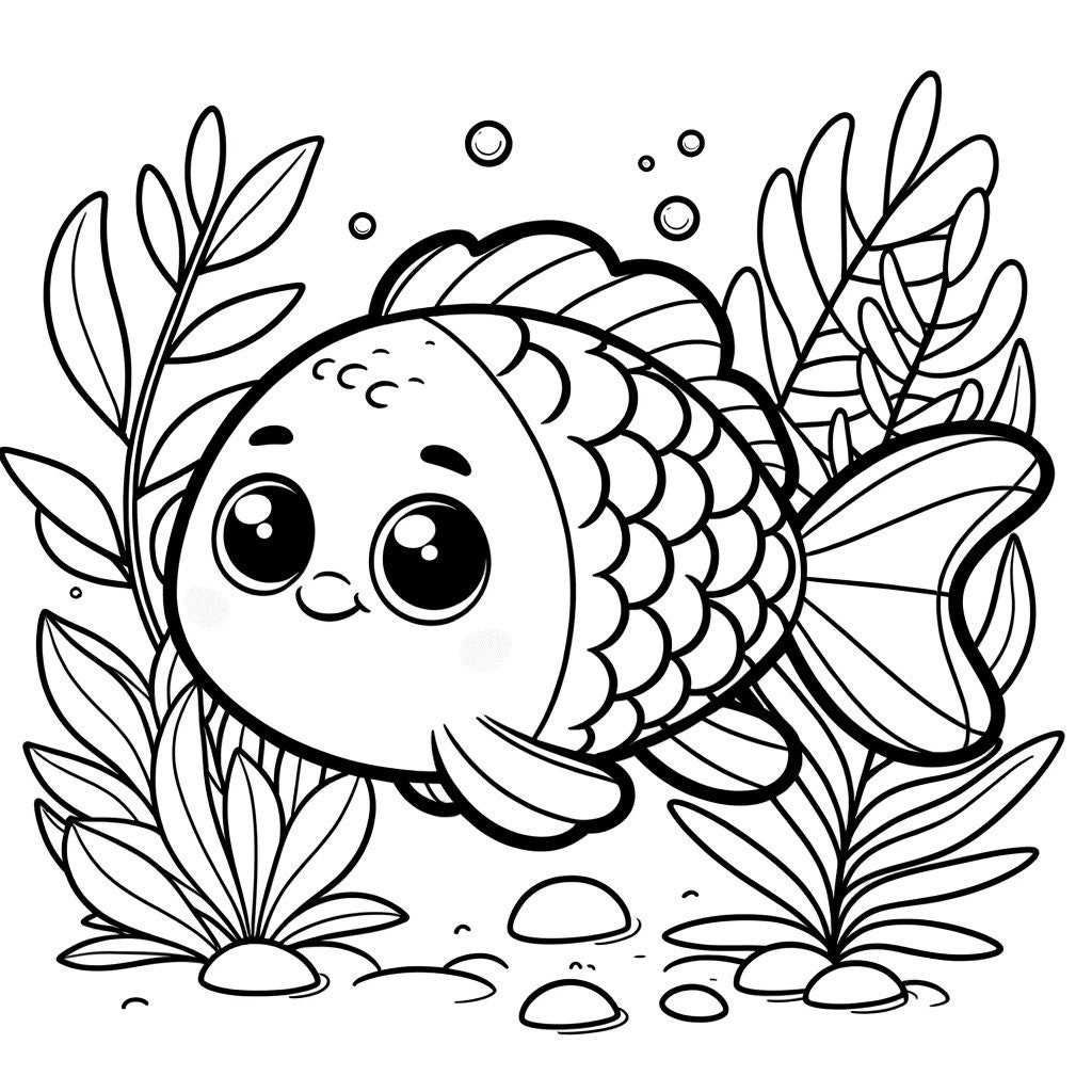 fish coloring page printable fish coloring page printable