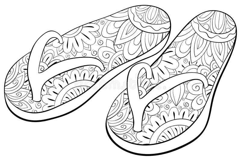 flip flop coloring pages free printable flip flop coloring pages free printable