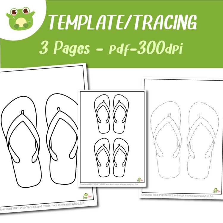 flip flop pattern printable flip flop pattern printable