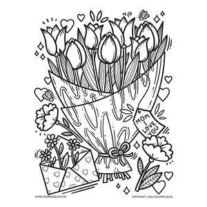 flower colouring sheets printable flower colouring sheets printable