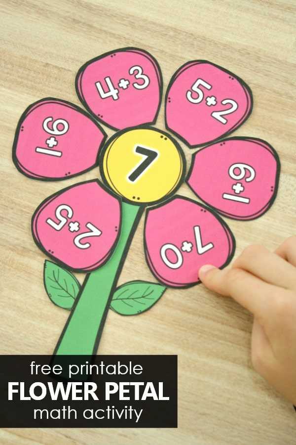 flower petal printable