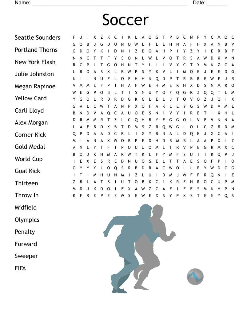 football crossword printable