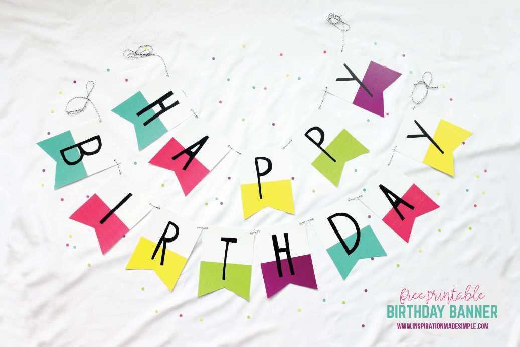 free birthday printable banner