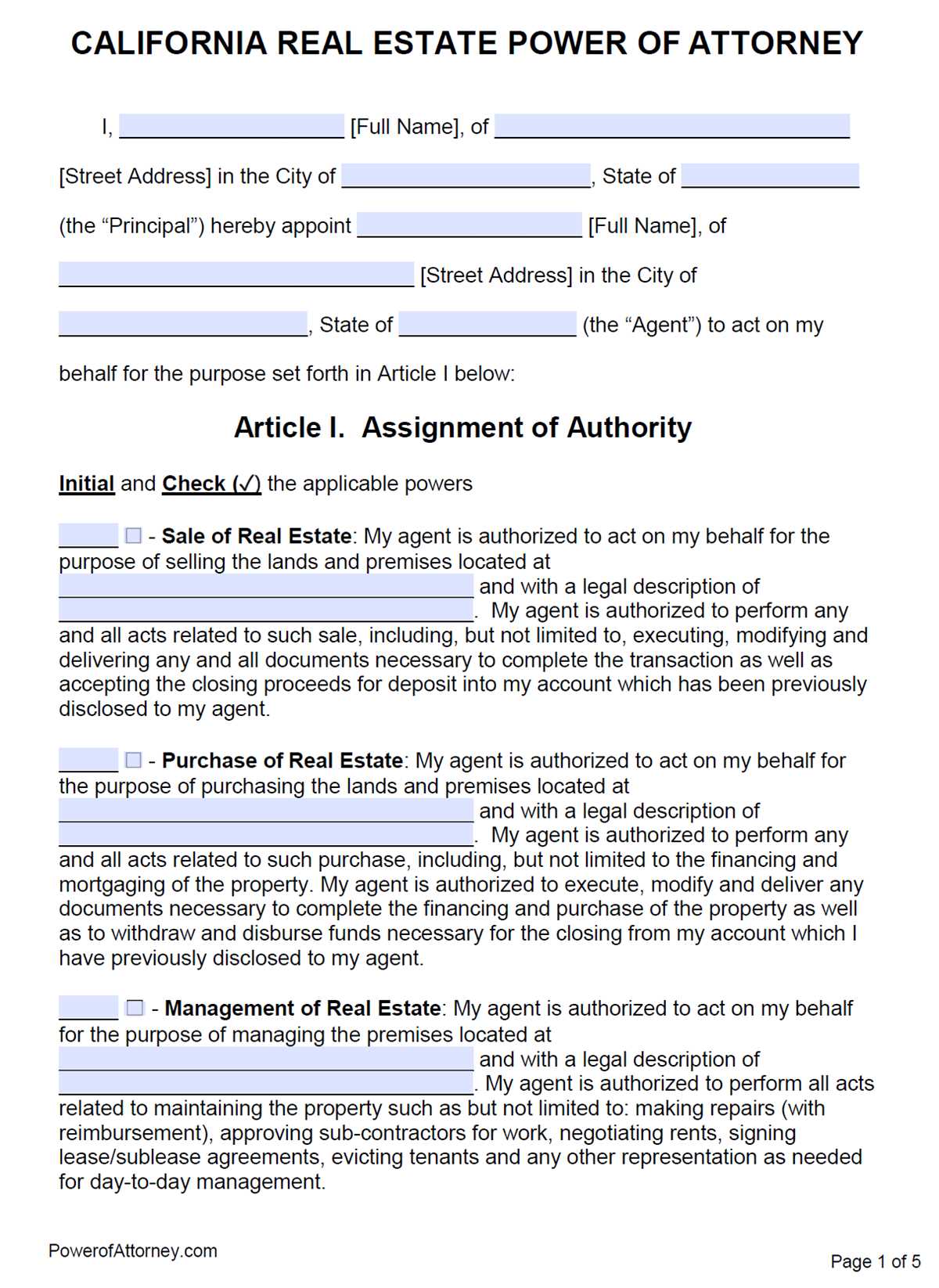 free blank printable medical power of attorney forms california free blank printable medical power of attorney forms california