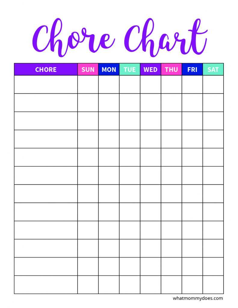 free chore charts printable free chore charts printable