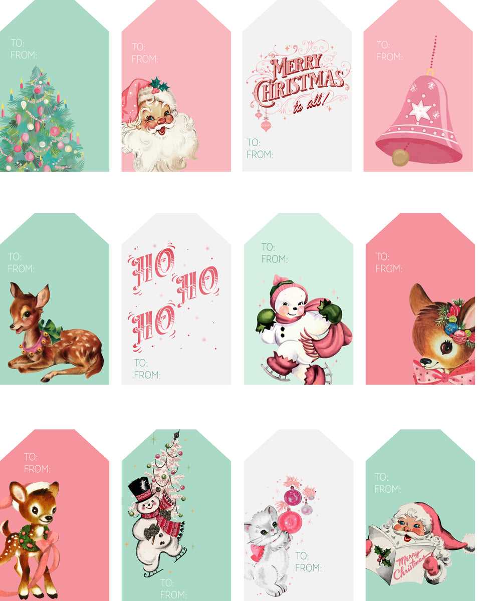 free christmas tags printable