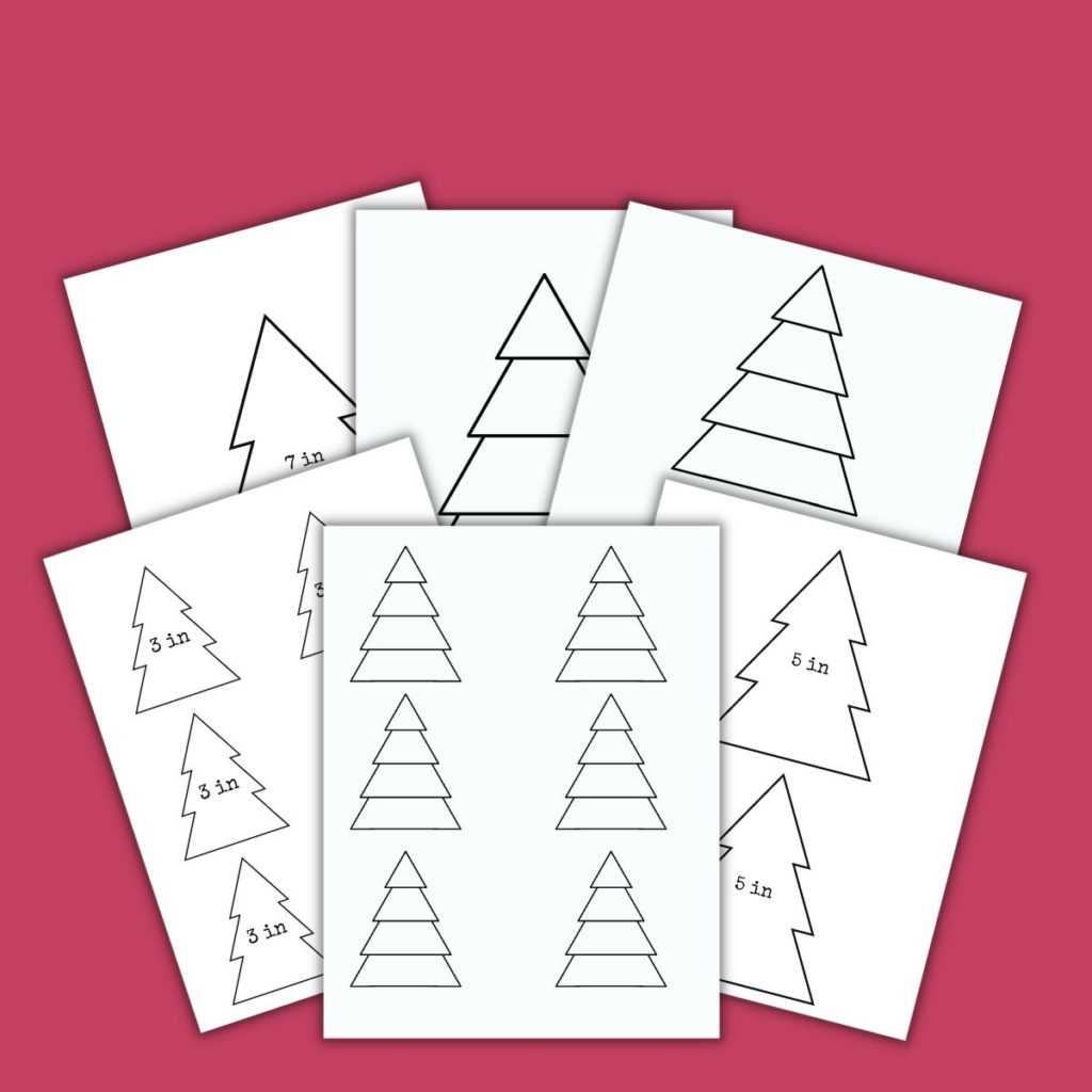 free christmas tree pattern printable free christmas tree pattern printable