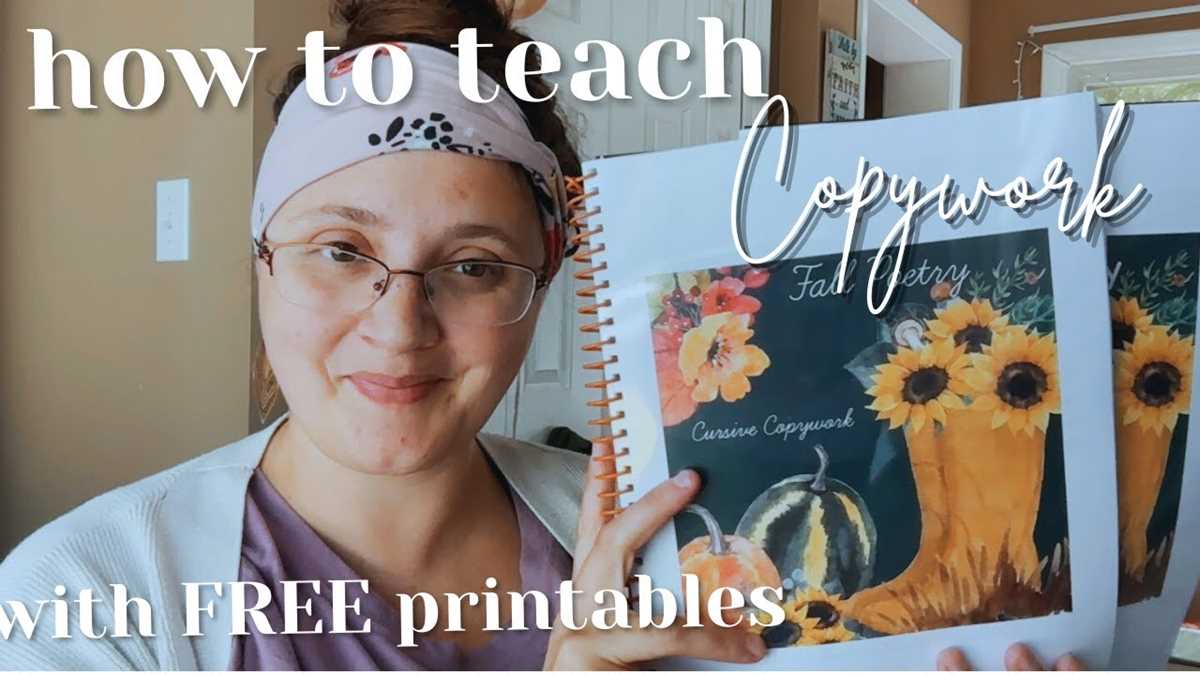 free copywork printables