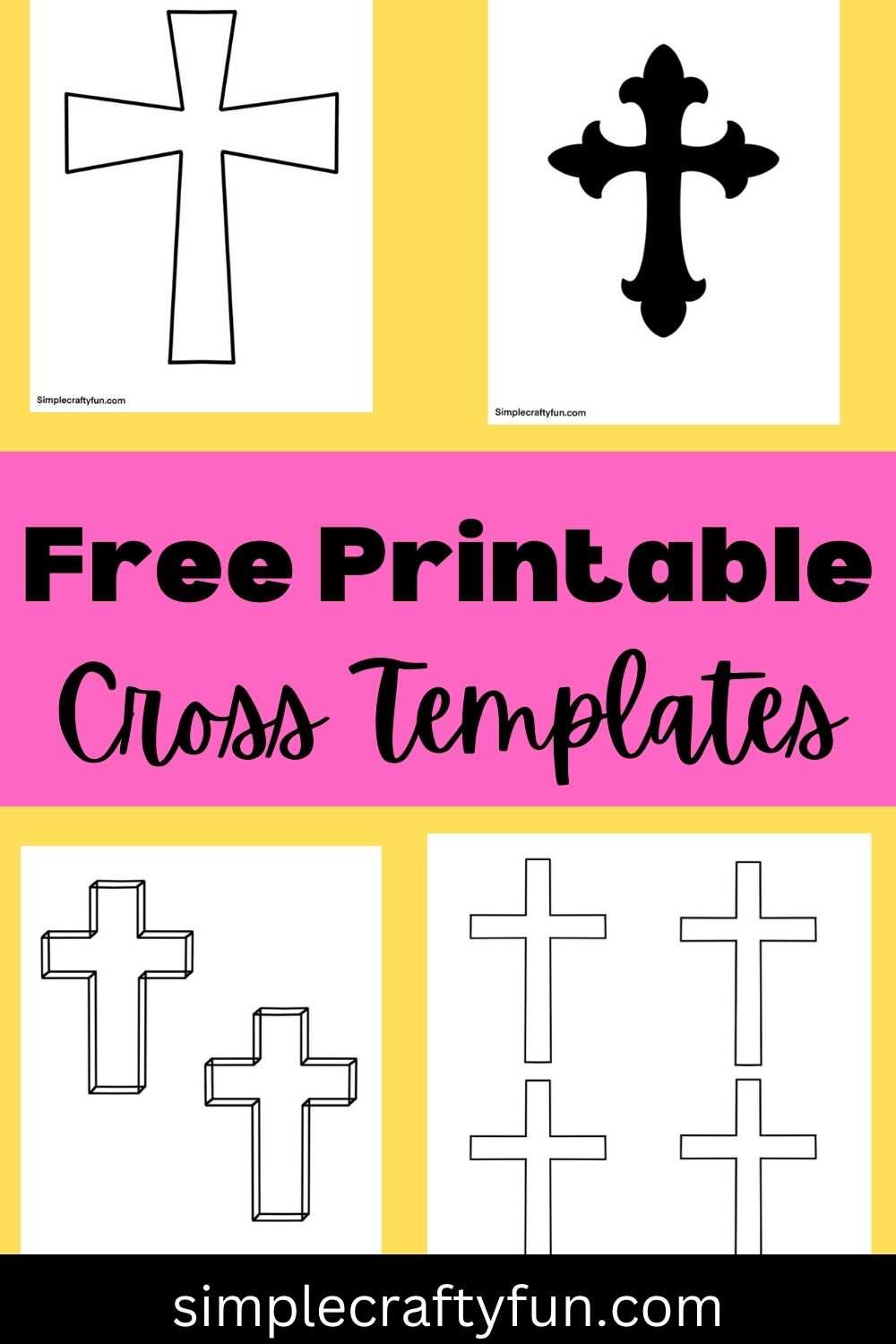 free cross template printable free cross template printable