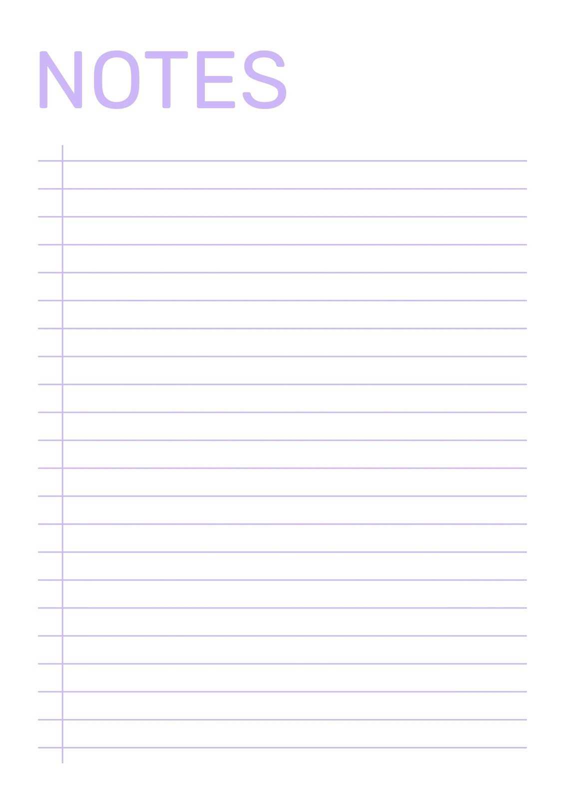 free cute printable notebook paper